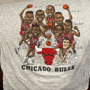 Vintage Chicago bulls early 9s players dunk tee